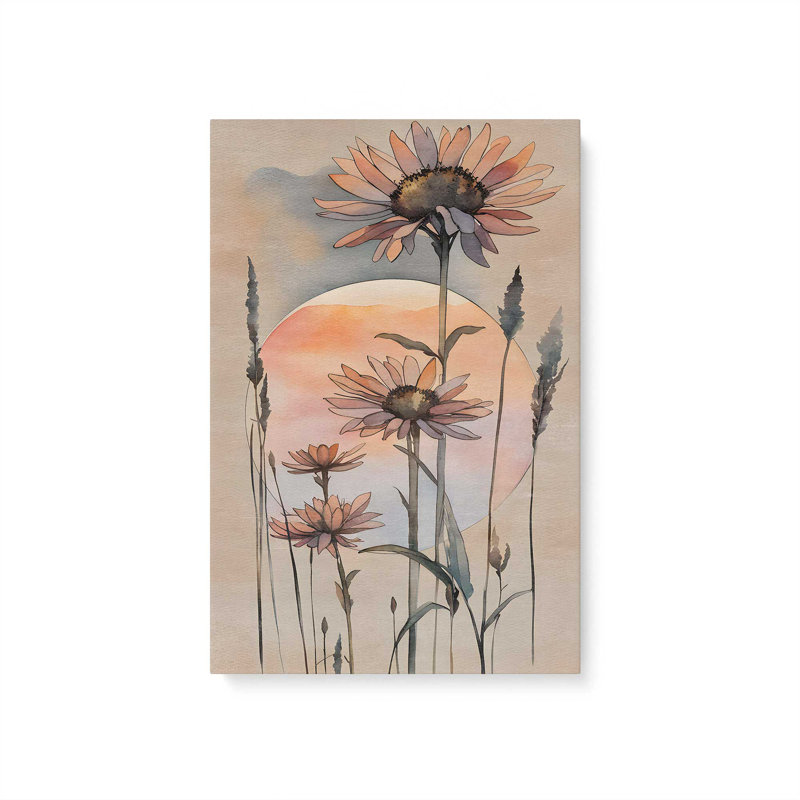 «Blossoms at Dusk», toile tendue, H 36 po x l 24 po