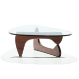 Triangle Glass Top Coffee Table