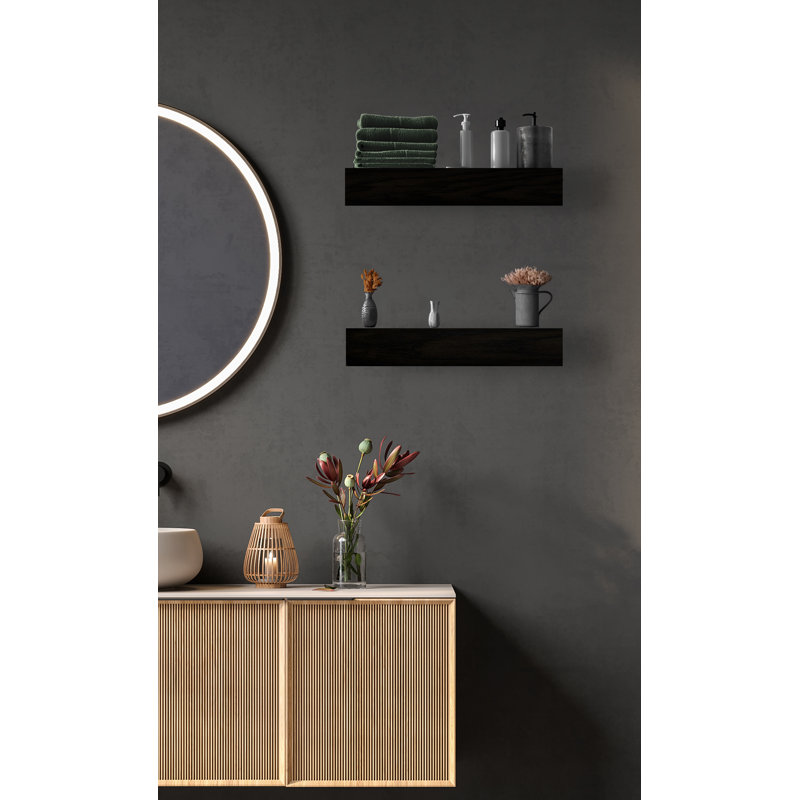 Jahiya 2 pièces, H 4 po x l 14 po x P 4 po, Gris