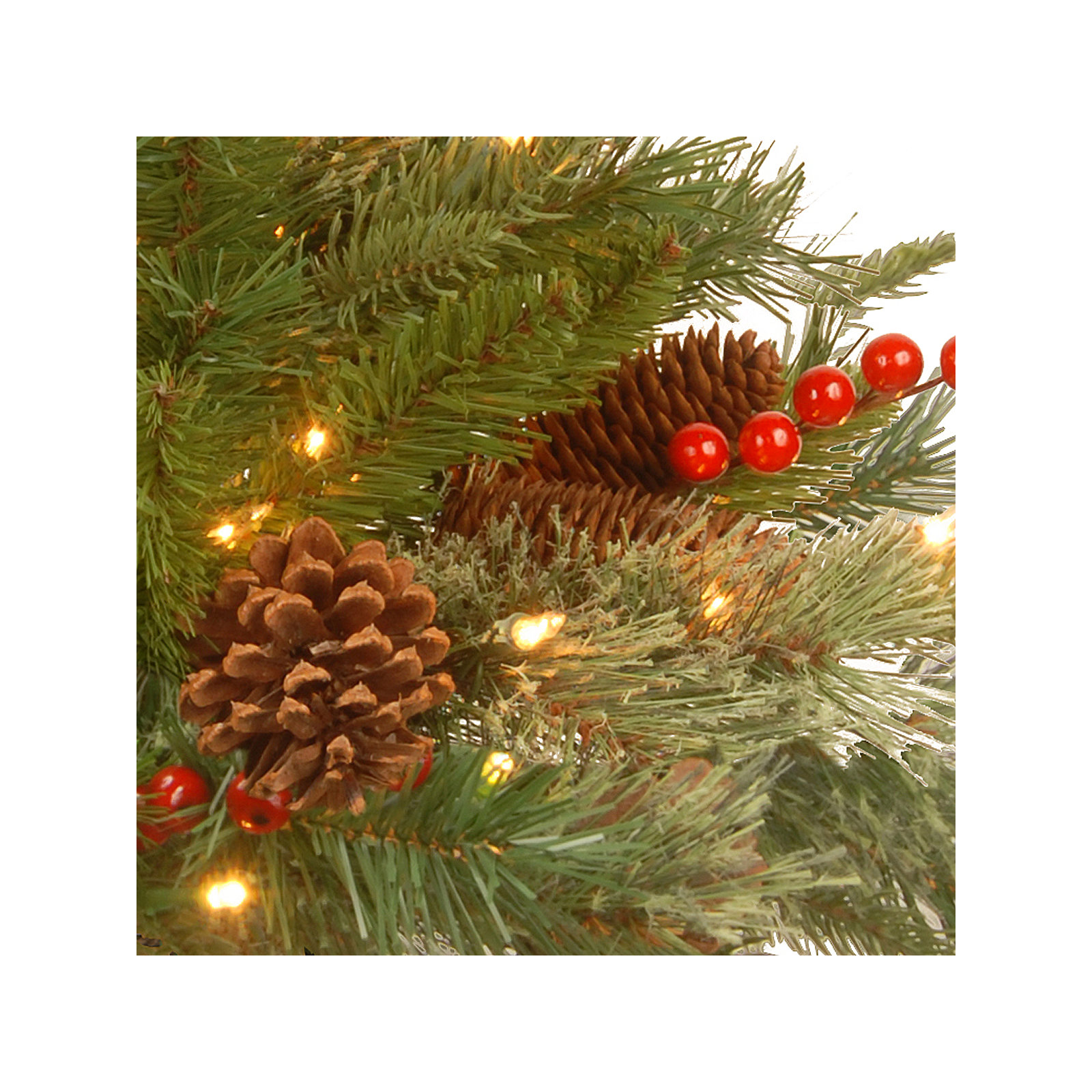 The Holiday Aisle® Colonial Wreath with Lights, 30"