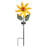 Huntur Sun Spin Solar Powered LED Spinning Garden Stake
