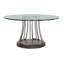West Camden Round Glass Dining Table-1525156982