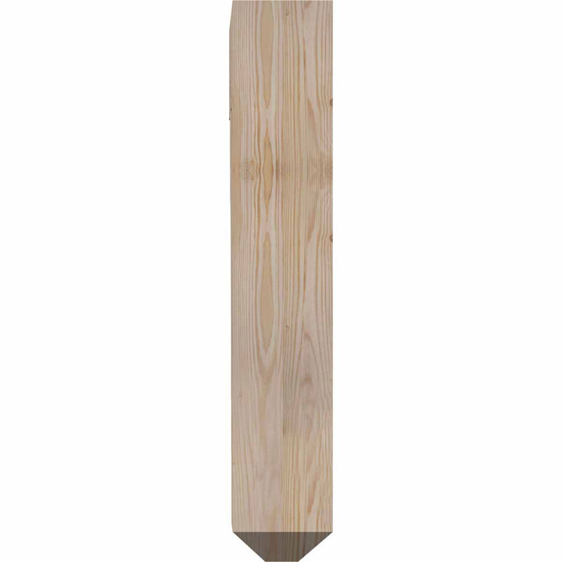 Support l 5 1/2 po x P 20 po x H 32 po, H 32 po x l 5,5 po x P 20 po, Douglas (lisse)