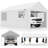 10'x20' Heavy Duty Portable Garage, Upgraded Car Canopy with Removable Sidewalls-104430369