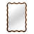 Natural Wood Color Wavy Rectangle Solid Wood Frame Decorative Mirror,For Bedroom, Bathroom, Living Room, Entryway-1686799685-1688807624