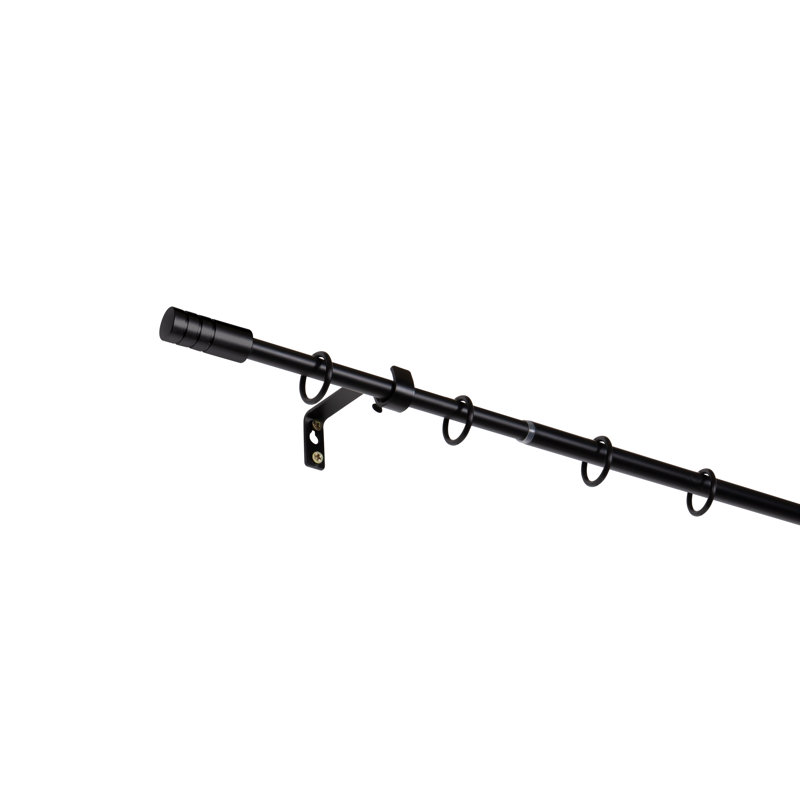 Balance Curtain Pole Set, Black