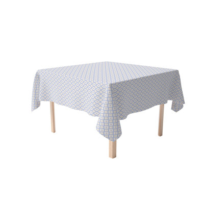 Fabric Textile Products, Inc. Square Tablecloth, 100% Cotton, Geometric Décor