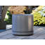 Pot de fleurs moderne de style mi-moderne avec soucoupe amovible, petit pot en grès - Intérieur-34376804