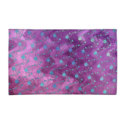 Chenille Polka Dots Indoor Rug