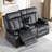 Upholstered 70.9'' Power Reclining Sofa-1137330351