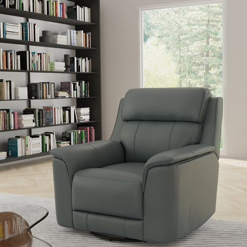 Fauteuil inclinable manuel oscillant en saphir, Bleu saphir