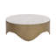 TABLE BASSE GUINEVERE - Crème