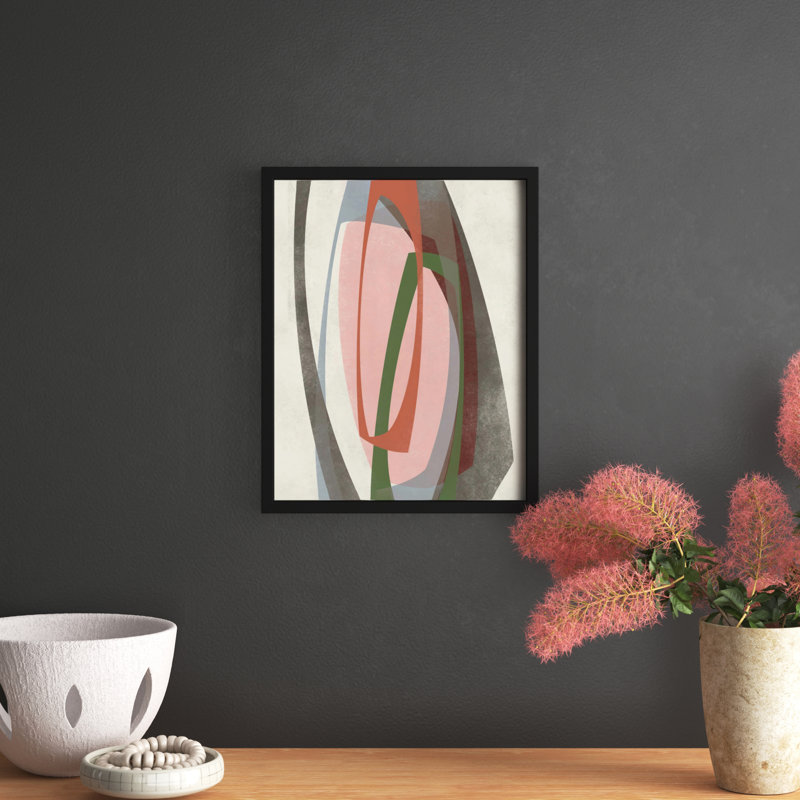 Orbit 7 by Jacques Pilon, Black Framed, 20" H x 16" W