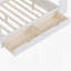  Lit de jour en bois avec tablettes de rangement, tiroirs et bureau d'étude pour une utilisation multifonctionnelle-1983849046-1983849044