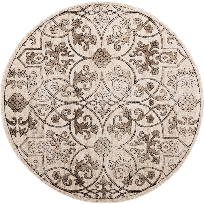 Emigdio Oriental Indoor Rug, Round 10'8"