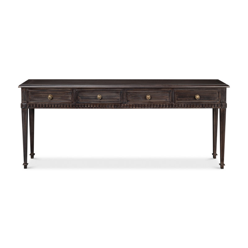 Details 78'' W Solid Wood Console Table