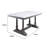 Fonio Marble Top Solid Wood Base Dining Table-1900555885