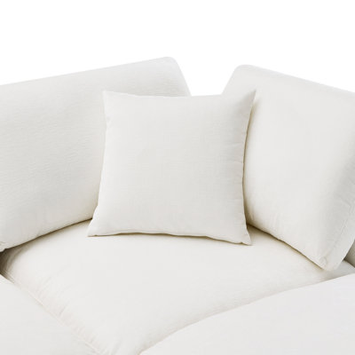 Canapé modulaire confortable en tissu