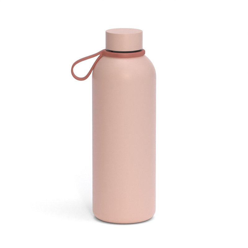 Bouteille d'eau isolée en acier inoxydable EKOBO - 16 oz, Rosé