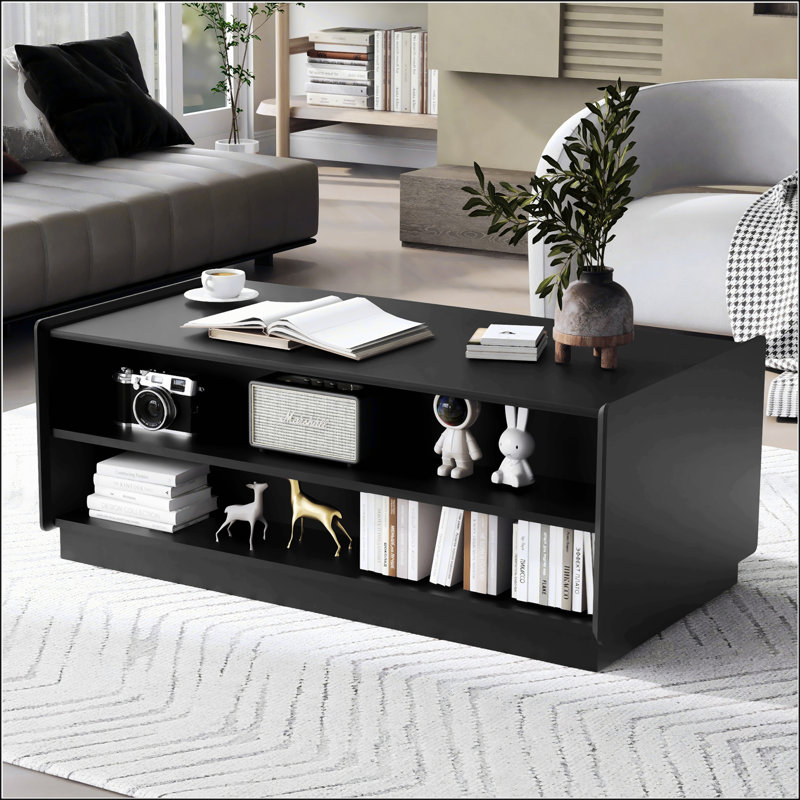 Table basse U-Can, Noir