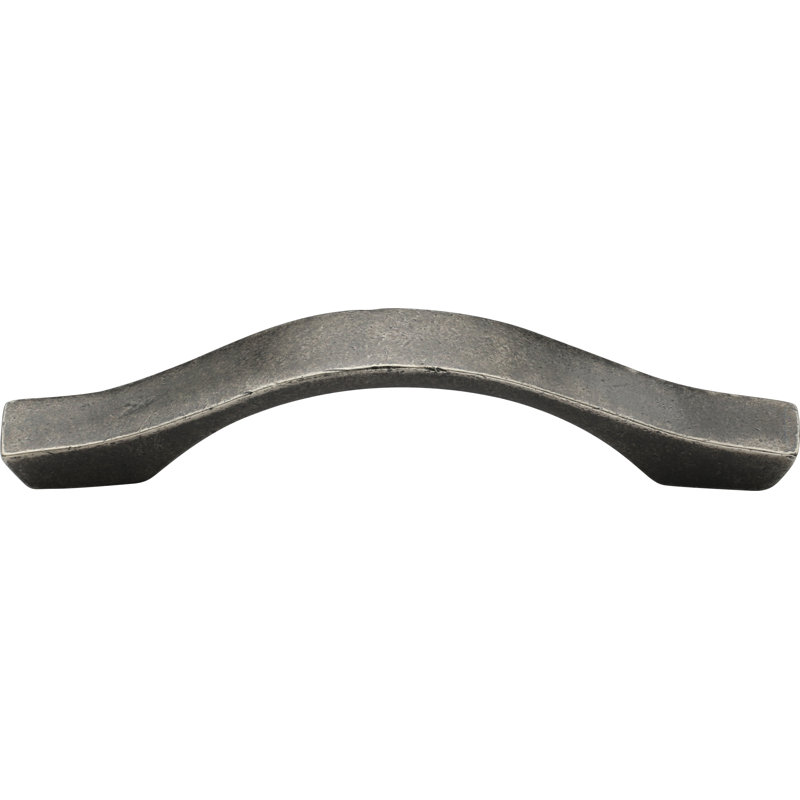 Poignée d'armoire Flat Arch, Moyen blanc