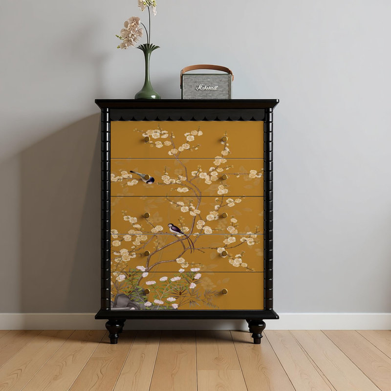 Commode décorative peinte de luxe