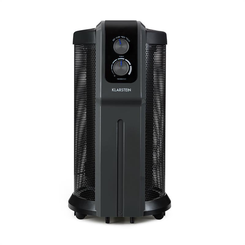 Klarstein Datscha 2000 Watt Electric Radiator Space Heater with Adjustable Thermostat