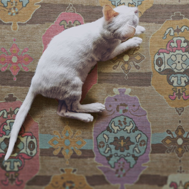 Tapis brun et beige Conner-William, Rectangulaire 3 pi x 5 pi