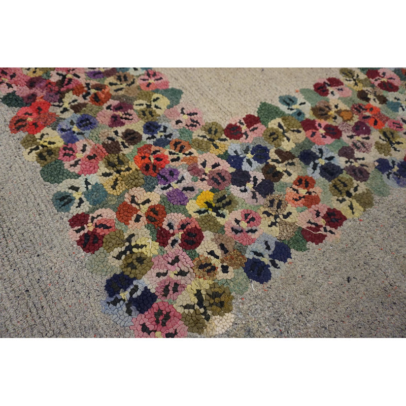 Wool Floral Area Rug