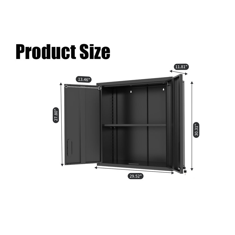 Wall-mounted Tool Storage Cabinet