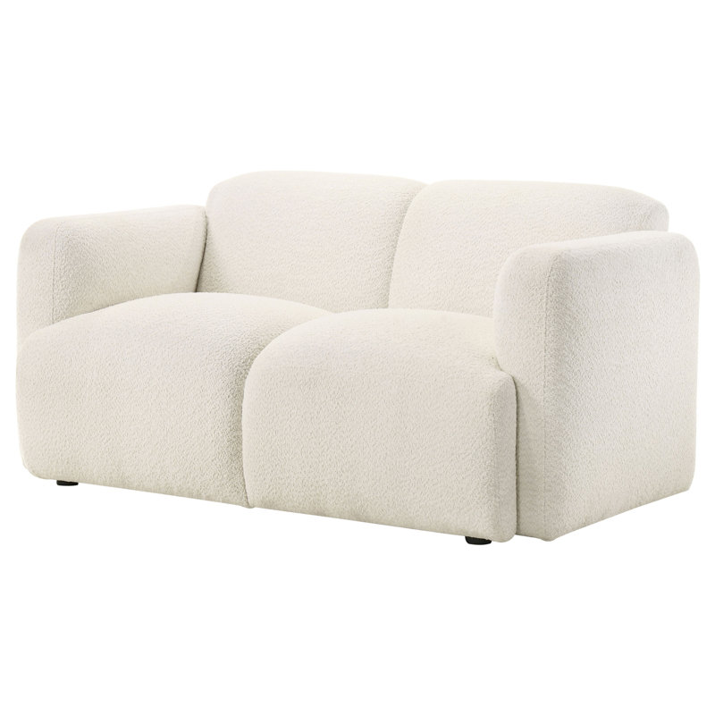 Stewart White Loveseat