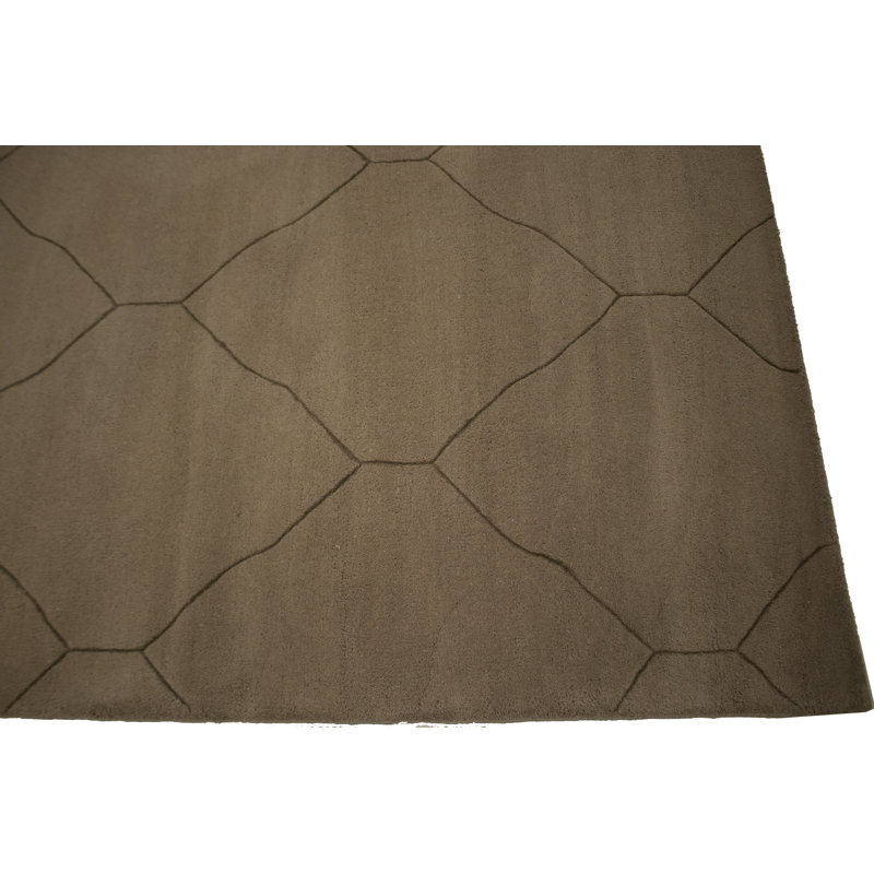 Tapis oriental moderne beige Sandee 9X9