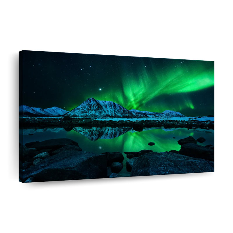 Northern Lights, reproduction sur toile, L 32 po x H 48 po