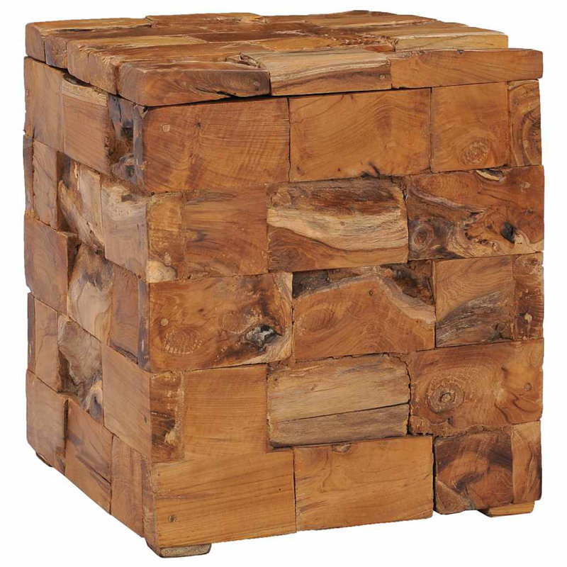 Bolog Solid Wood Accent Stool