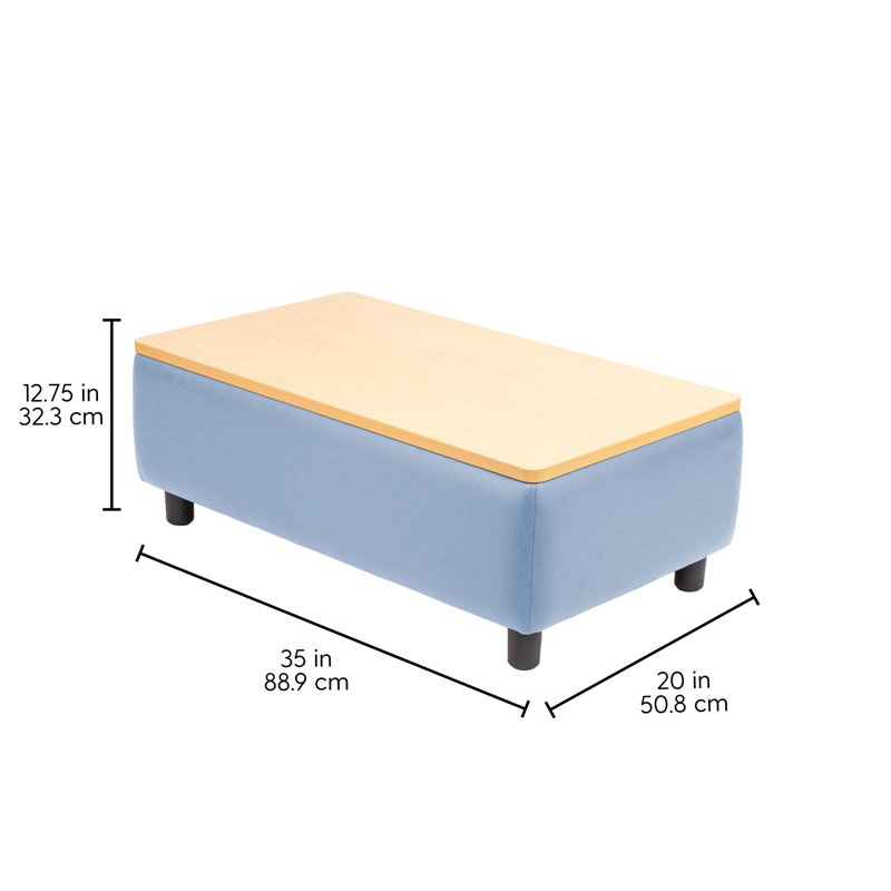 Table basse modulaire Kid Comfort, Bleu poudre