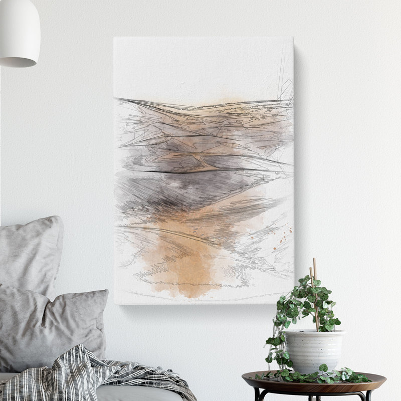 Trail On The Desert - Wrapped Canvas, 91cm H x 60cm W x 3cm D