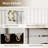 White Convertible Murphy Bed with Storage Cabinet & Drawers - Space-Saving Queen Size Murphy Bed for Small Spaces(Not Include Mattress)-1951409026