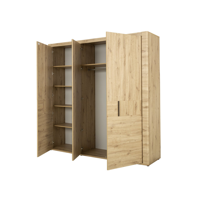 Rayburn 3 Door Manufactured Wood Wardrobe