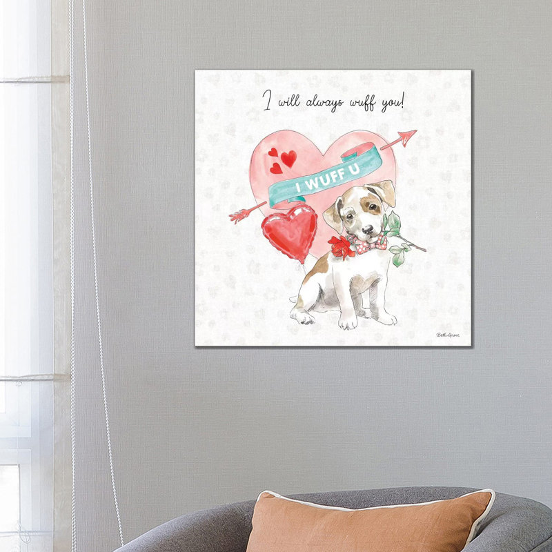 Paws Of Love II by Beth Grove - Wrapped Canvas Print, 66.04 cm H x 66.04 cm W x 1.91 cm D