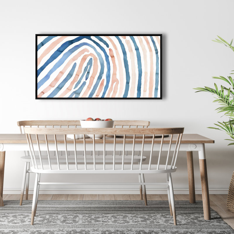 Fingerprint - 24"x48" Framed canvas