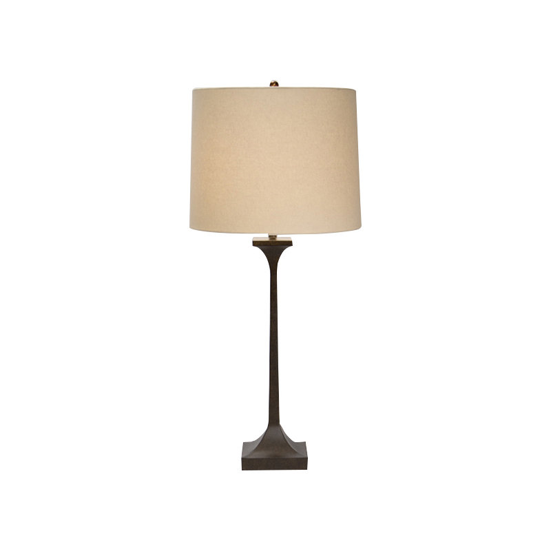 Gramercy Table Lamp, Bronze, 36" H x 14" W x 14" D