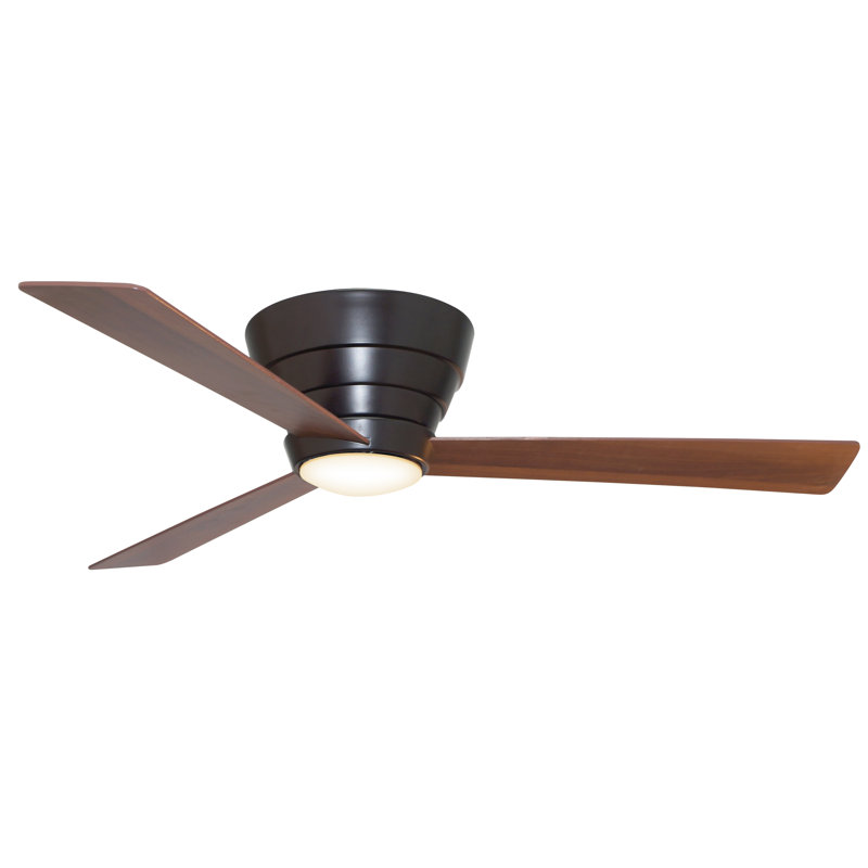 Hodson 54'' Ceiling Fan with LED Lights, Oiled Bronze with Dark Walnut Oiled Bronze Blades