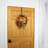 Brown and Orange Pine Cones Floral Thanksgiving Wreath 20-Inch Unlit
