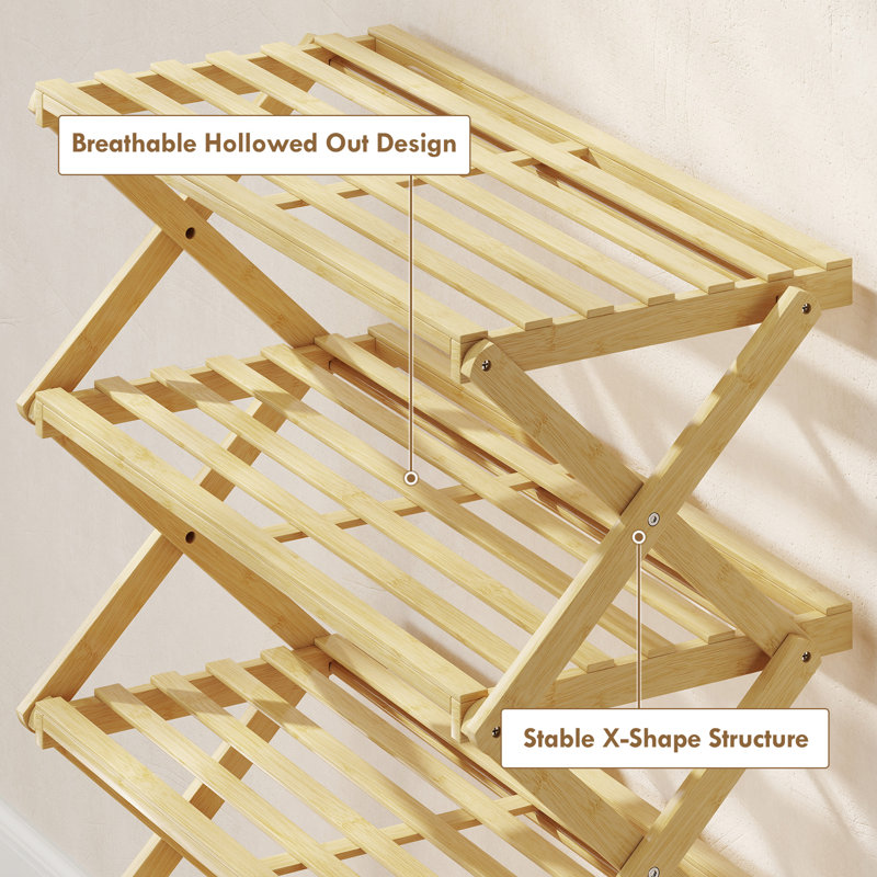 12 Pair Shoe Rack