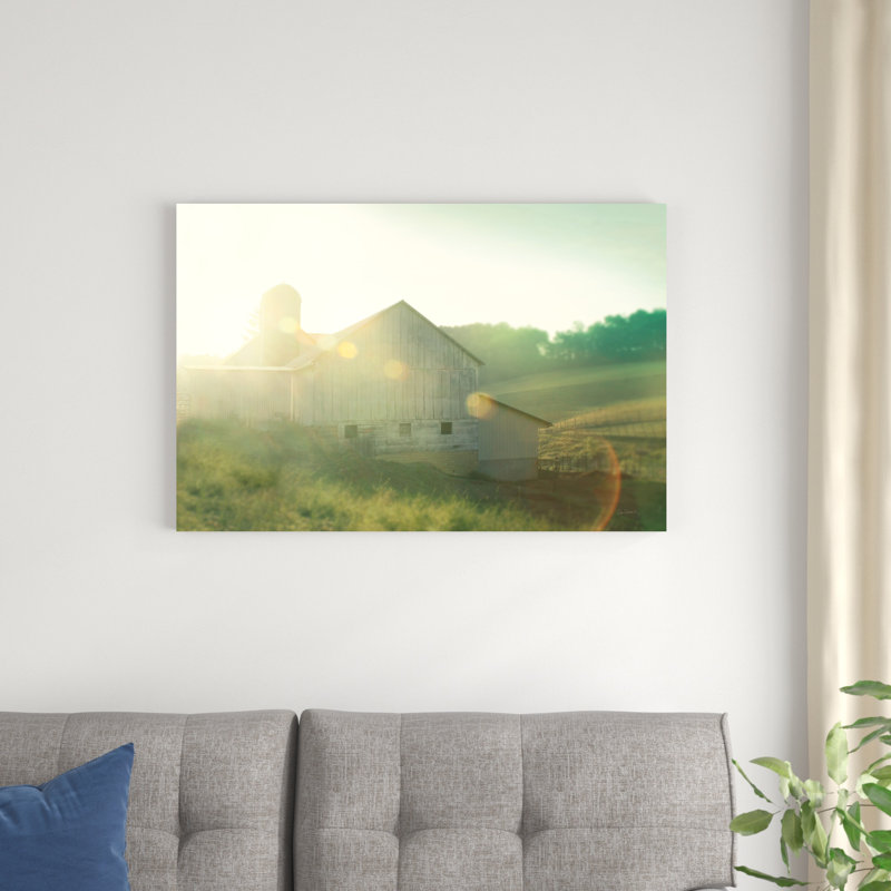 «Farm Morning II Square», H 24 po x l 36 po