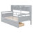 Twin Daybed, Gray - Wood Slat Base With Extra Storage, Multi-Functional Relaxation Spot Construction For Durability, Bedside Storage Available-997644490