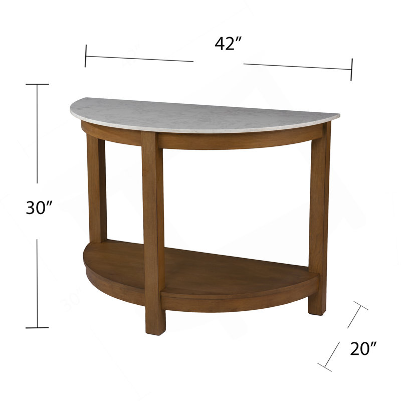 Chandlen Demilune Console Table