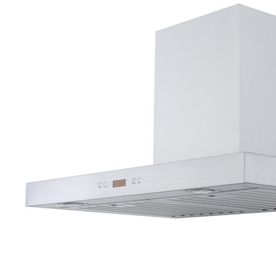 Hotte murale PROLINE 54 pouces, conduit, 1100 CFM, acier inoxydable, lumières DEL, moteur de ventilateur ULTRA-SILENCIEUX, 6 vitesses, garantie de 3 ans, filtres allant au lave-vaisselle
