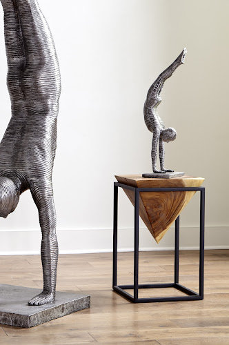 Small Aluminum Handstand Sculpture
