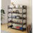 Hollow Multi-Layer Shoe Rack, Black Simple Shoe Rack